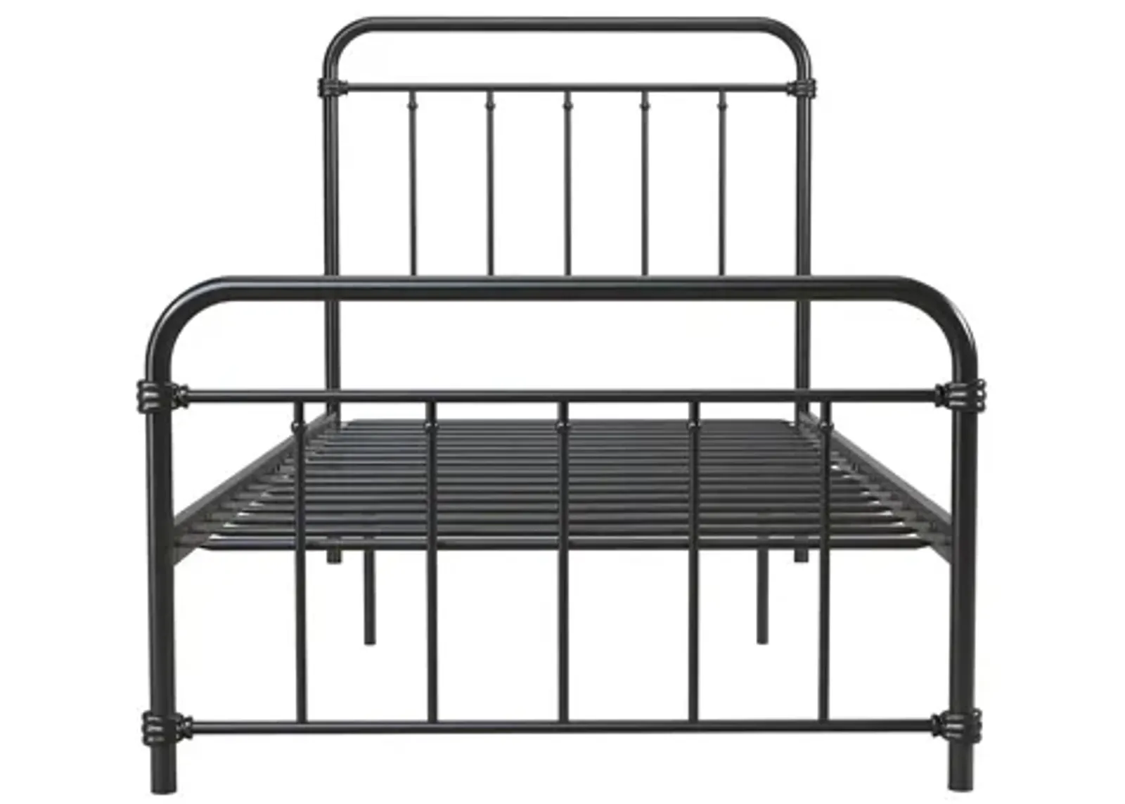 DHP Wallace Metal Bed, Twin, Black