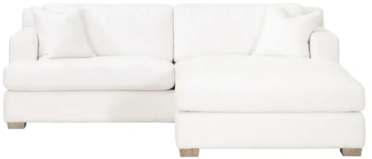 92" California Casual White Sofa