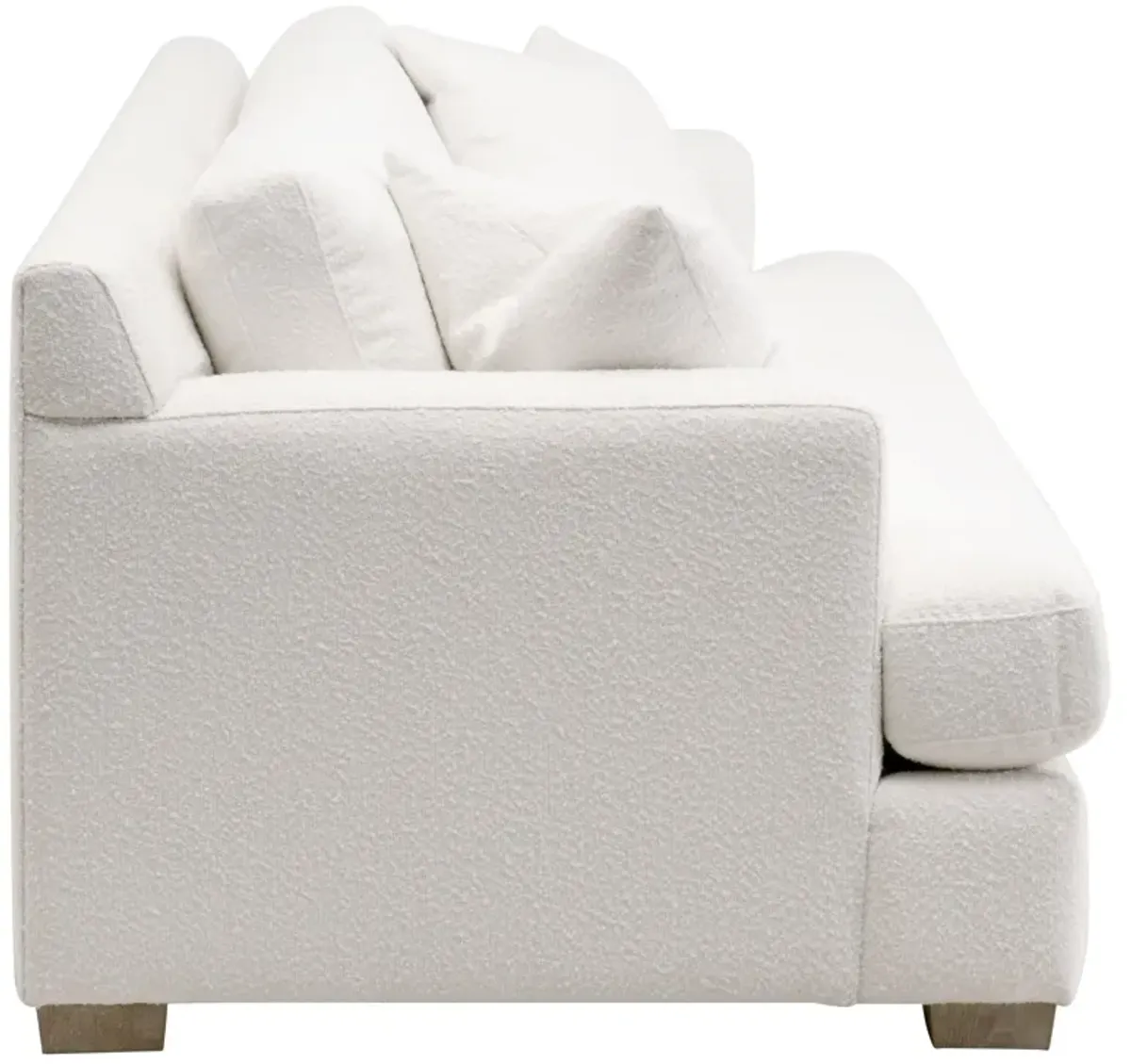 92" California Casual White Sofa