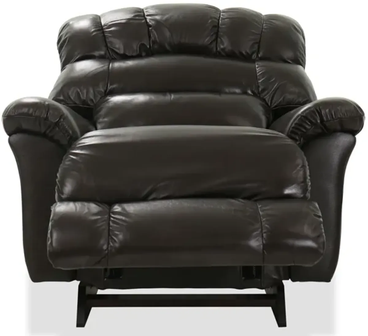 Randell Chocolate Leather Rocking Recliner