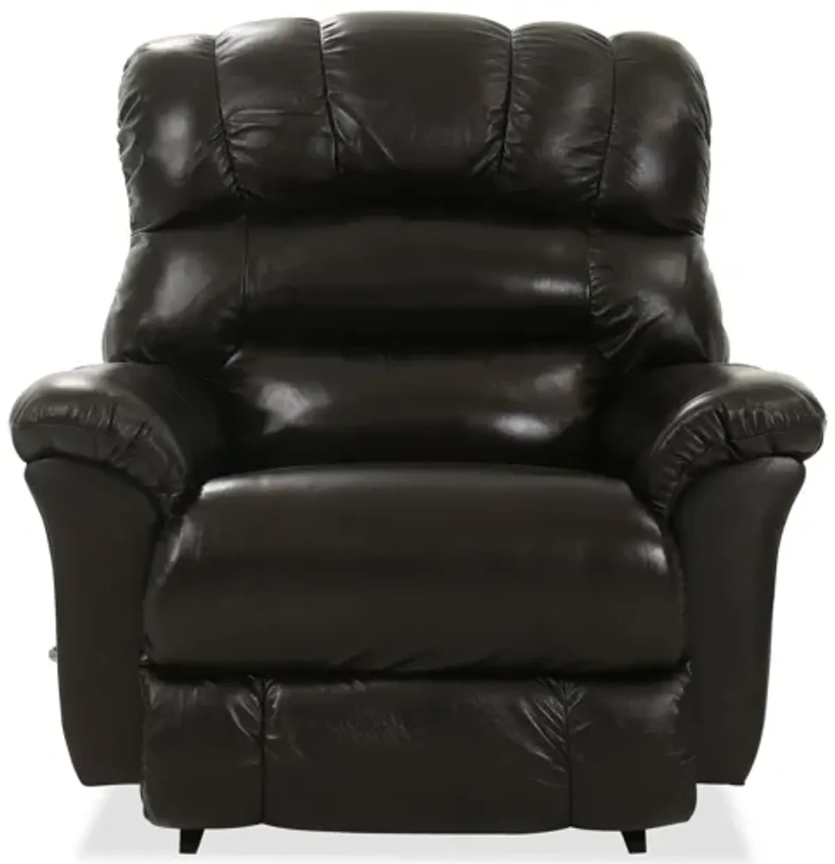 Randell Chocolate Leather Rocking Recliner