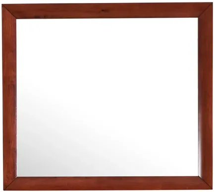 Marilla 35 in. x 39 in. Modern Rectangle Framed Dresser Mirror