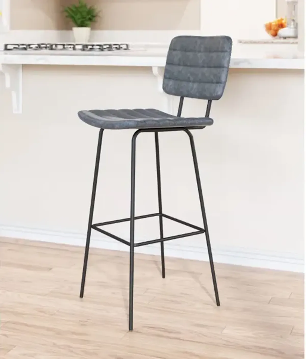 Boston Barstool (Set of 2) Vintage Black