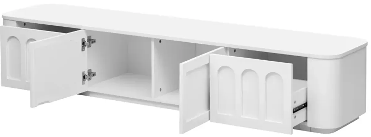 Merax Modern Media Console Cabinet  TV Stand