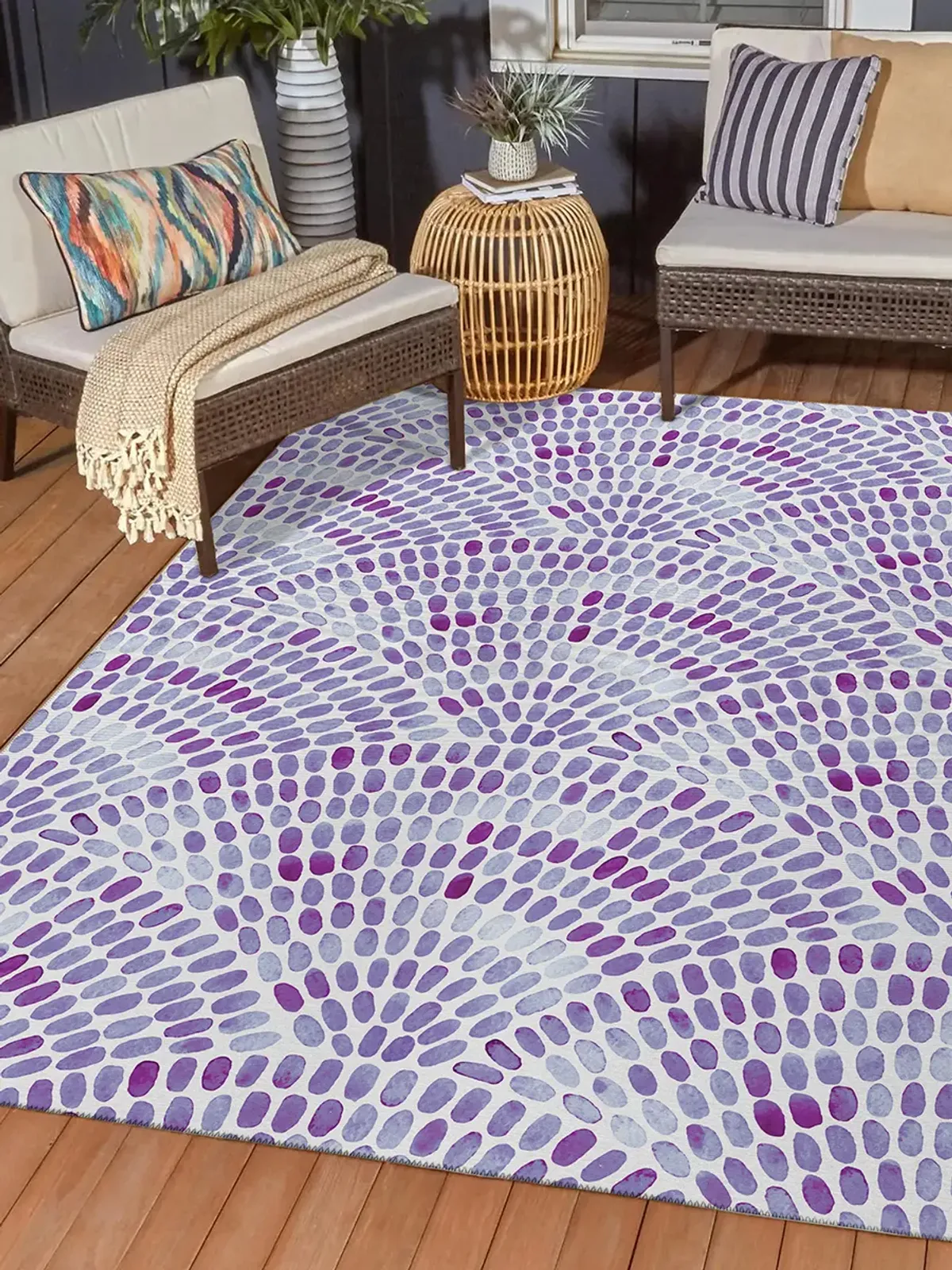 Seabreeze SZ7 Lavender 9' x 12' Rug