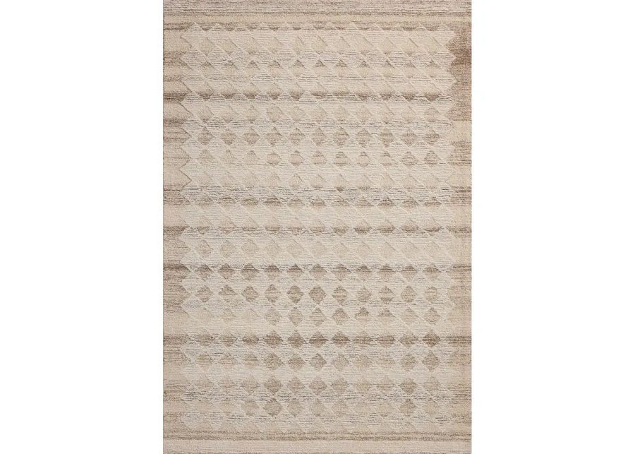 Rae Natural/Ivory 7'9" x 9'9" Area Rug by Magnolia Home by Joanna Gaines x Loloi