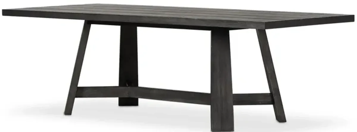 Munich 96" Ebony Oak Dining Table