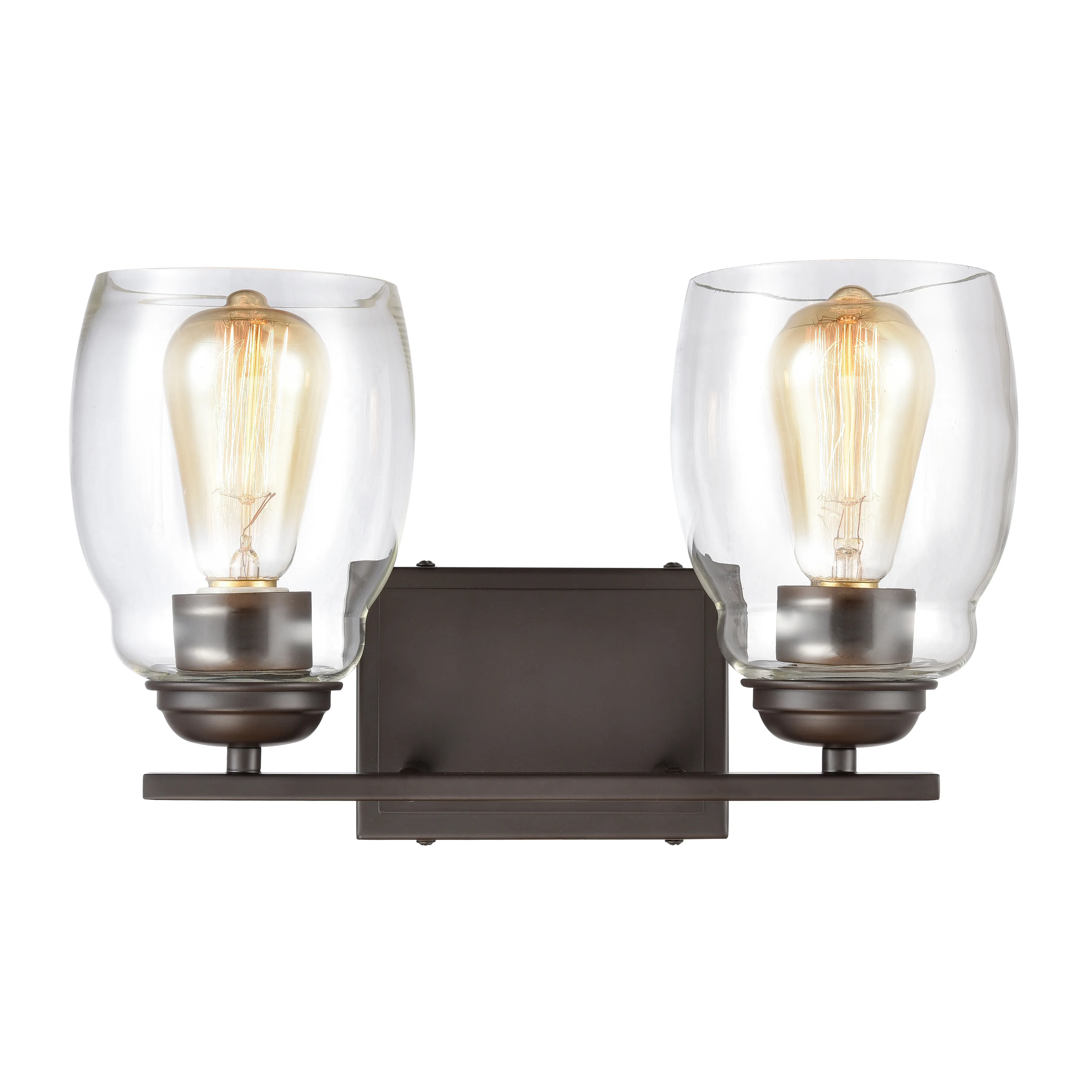 Calistoga 14'' Wide 2-Light Bronze Vanity Light