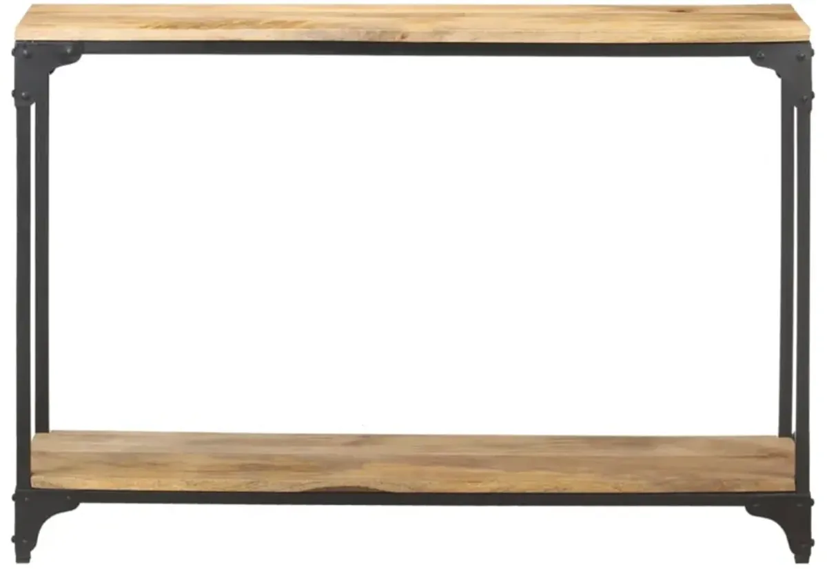 vidaXL Console Table 43.3"x11.8"x29.5" Solid Mango Wood