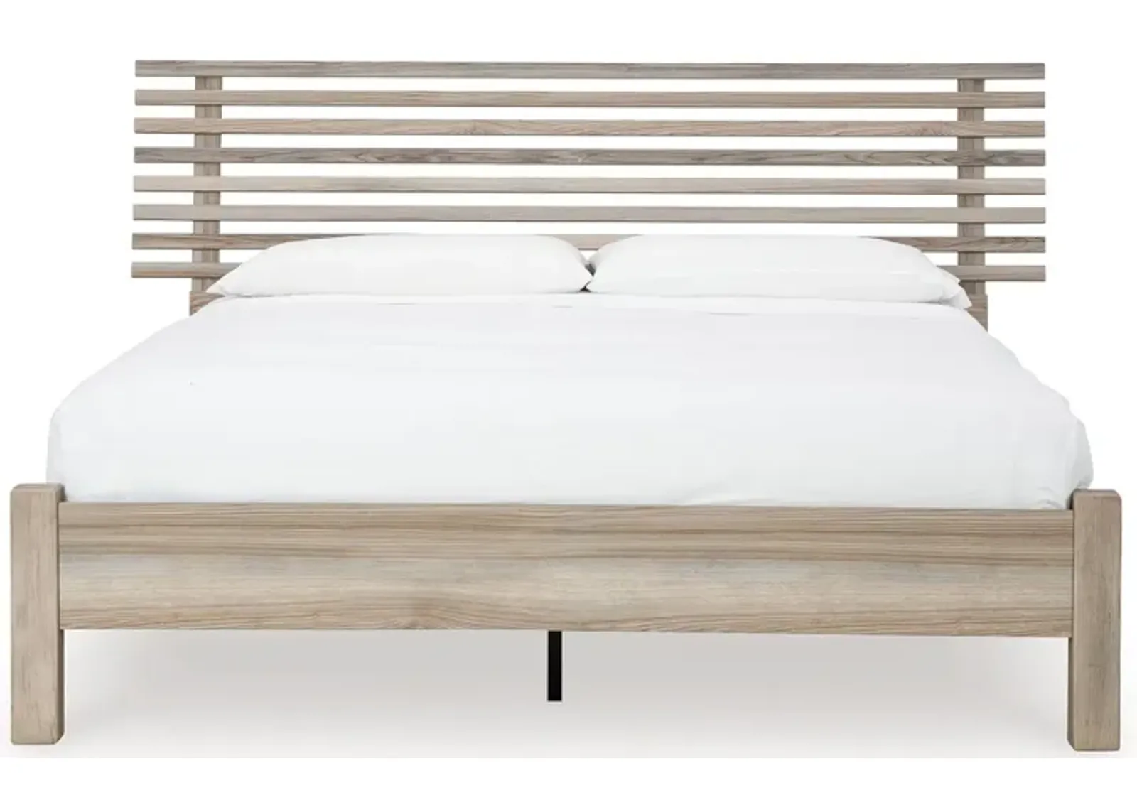 Hasbrick Queen Slat Panel Bed