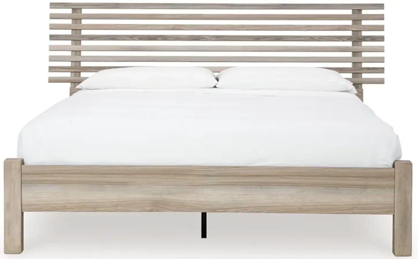 Hasbrick Queen Slat Panel Bed