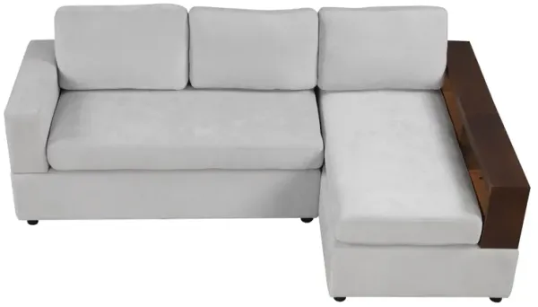 Merax Sectional Sofa Upholstered Sofa Couch with Reversible Armrests