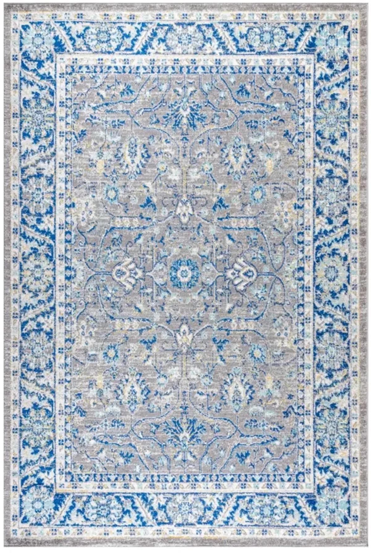 Modern Persian Boho Floral Area Rug