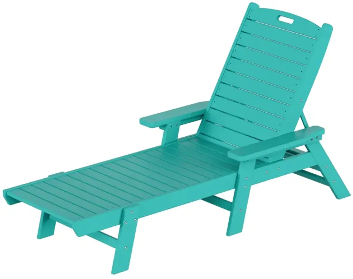 WestinTrends Adirondack Outdoor Chaise Lounge