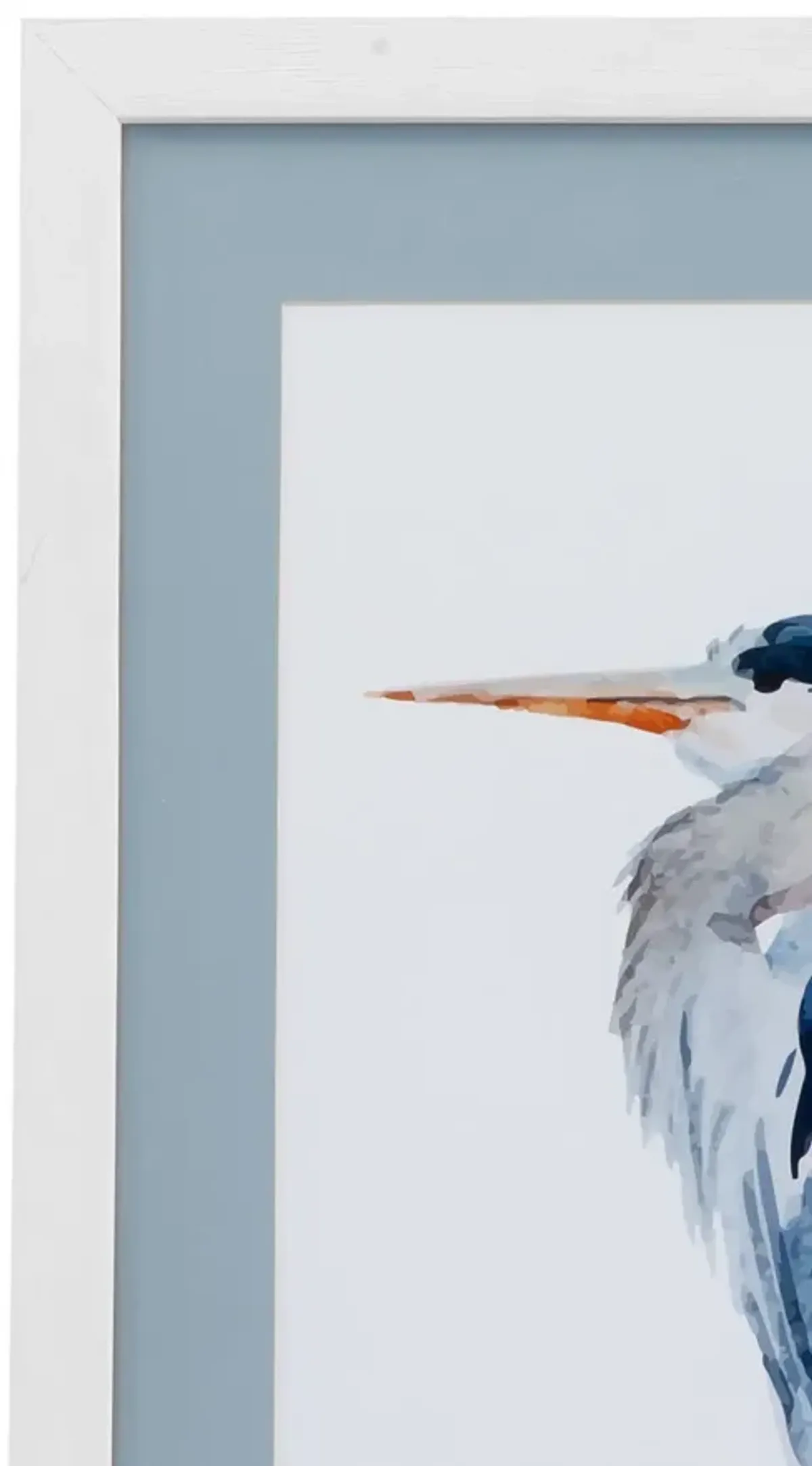 Heron Framed Prints (Set of 2)