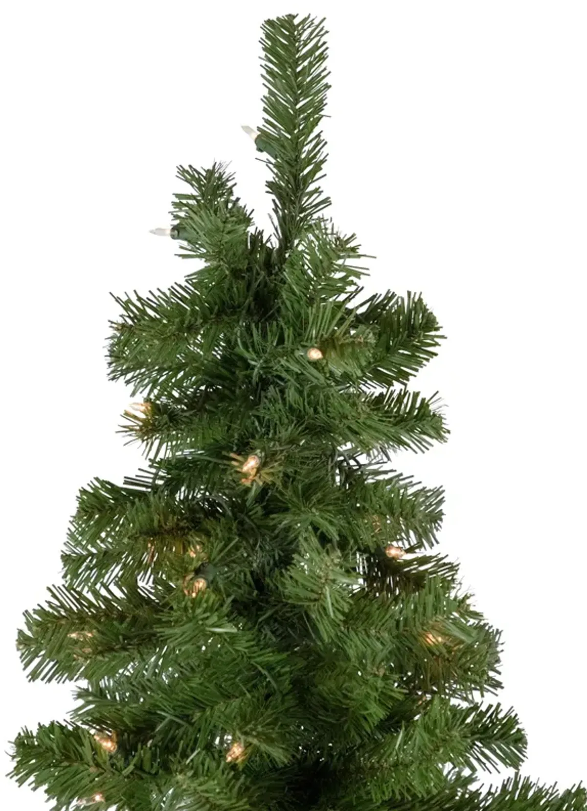 7.5' Pre-Lit Hazelton Spruce Pencil Artificial Christmas Tree  Clear Lights