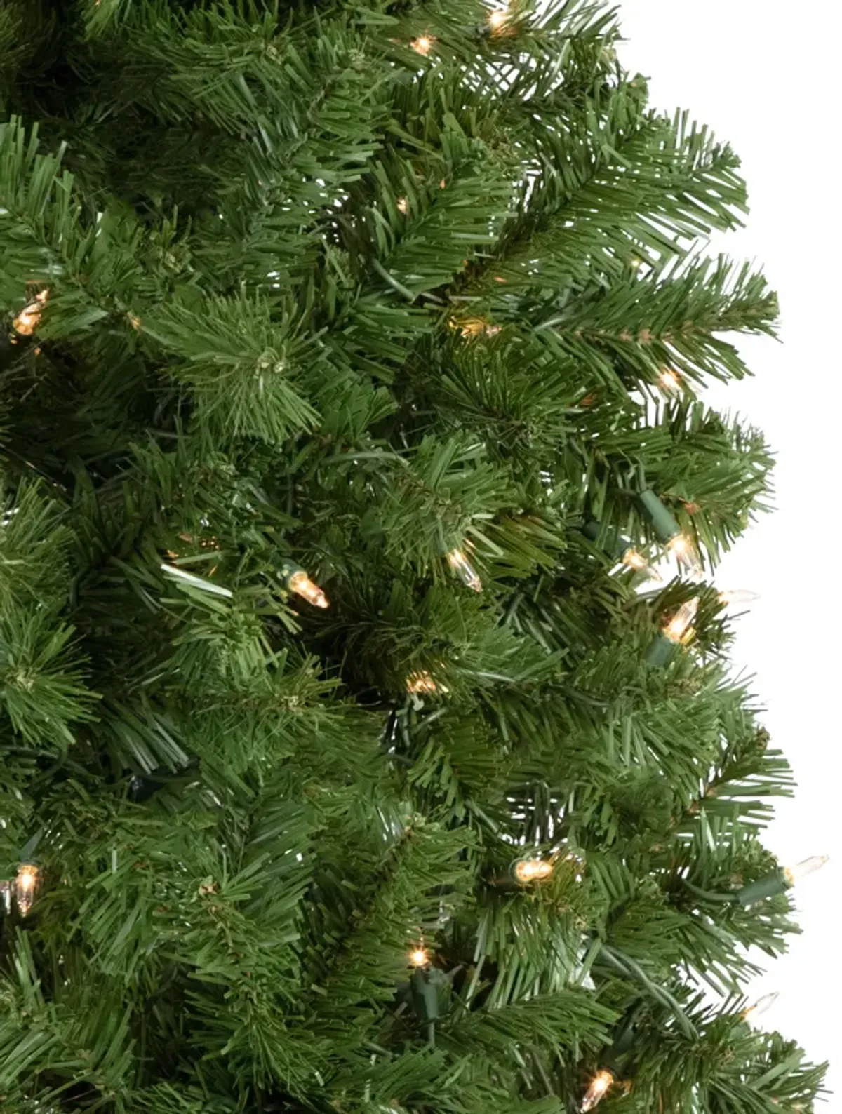 7.5' Pre-Lit Hazelton Spruce Pencil Artificial Christmas Tree  Clear Lights