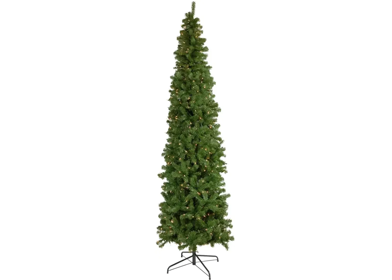 7.5' Pre-Lit Hazelton Spruce Pencil Artificial Christmas Tree  Clear Lights