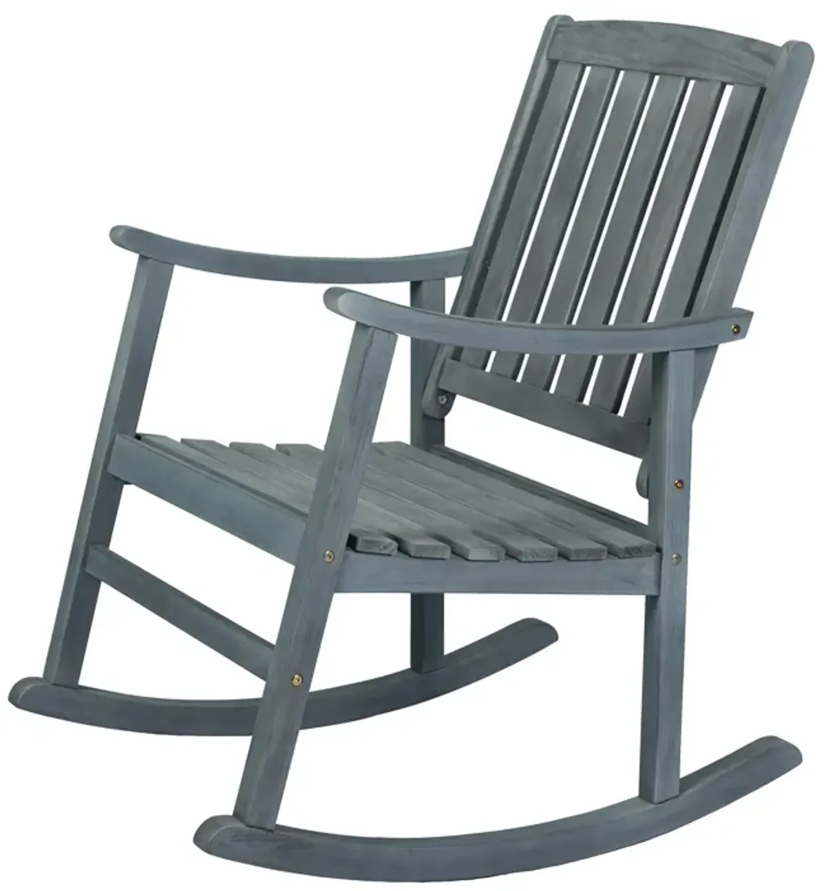 Penny Classic Slat Back Acacia Wood Patio Outdoor Rocking Chair