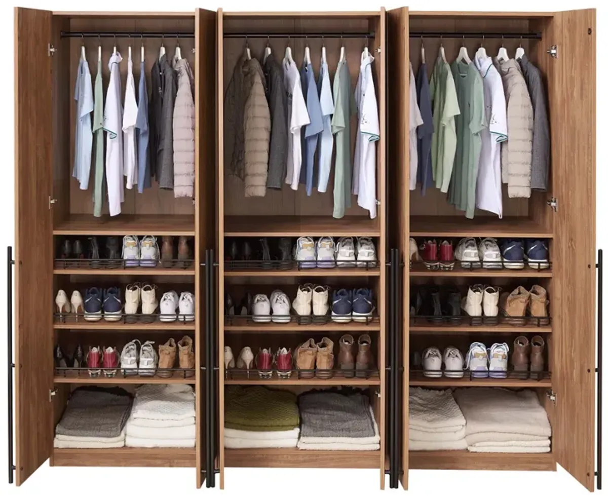 Lee Wardrobe 3.0 in Brown (Set of 3)