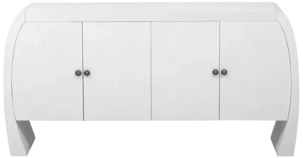 Merax 4-Door Ash Veneer Sideboard Storage Cabinet