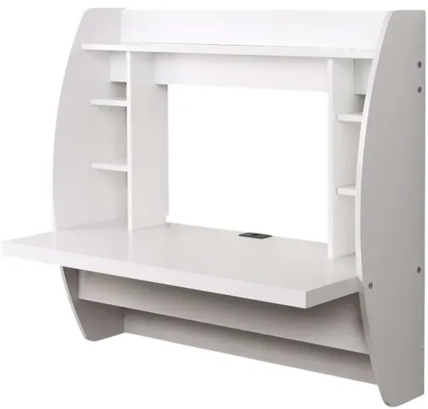Compact Wall-Mounted Laptop Desk for Space Optimization