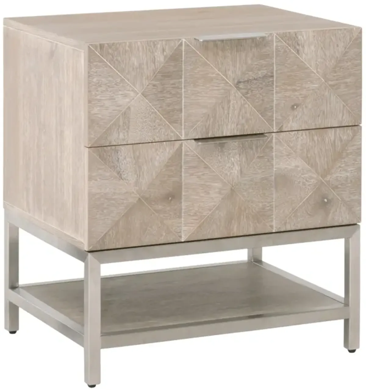 Atlas 2-Drawer Nightstand