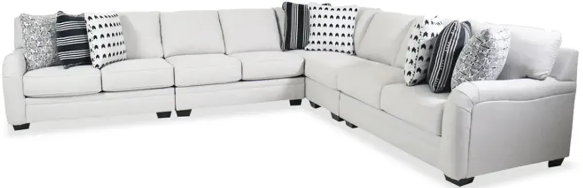 Huntsworth Gray 5-Piece Sectional