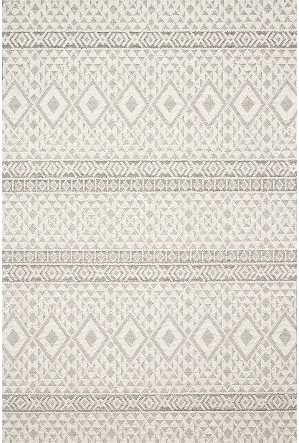 Cole COL04 Silver/Ivory 6'7" x 9'4" Rug