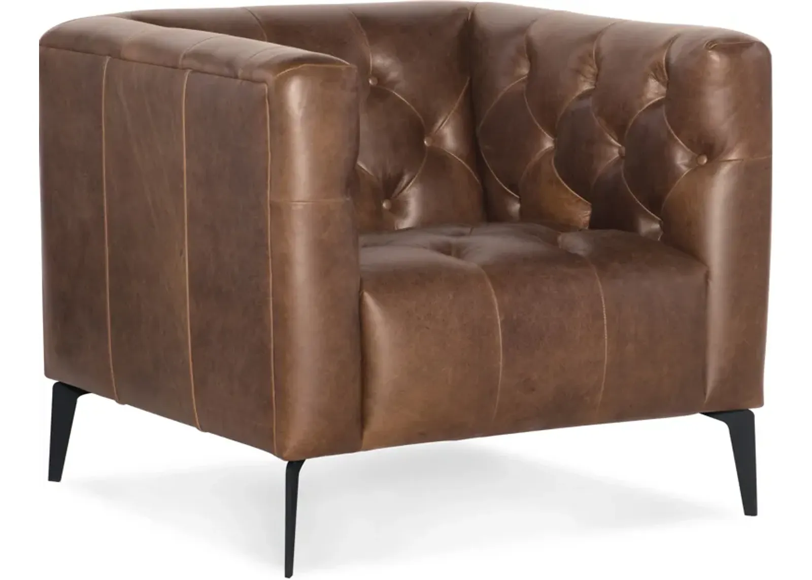 Nicolla Leather Stationary Chair