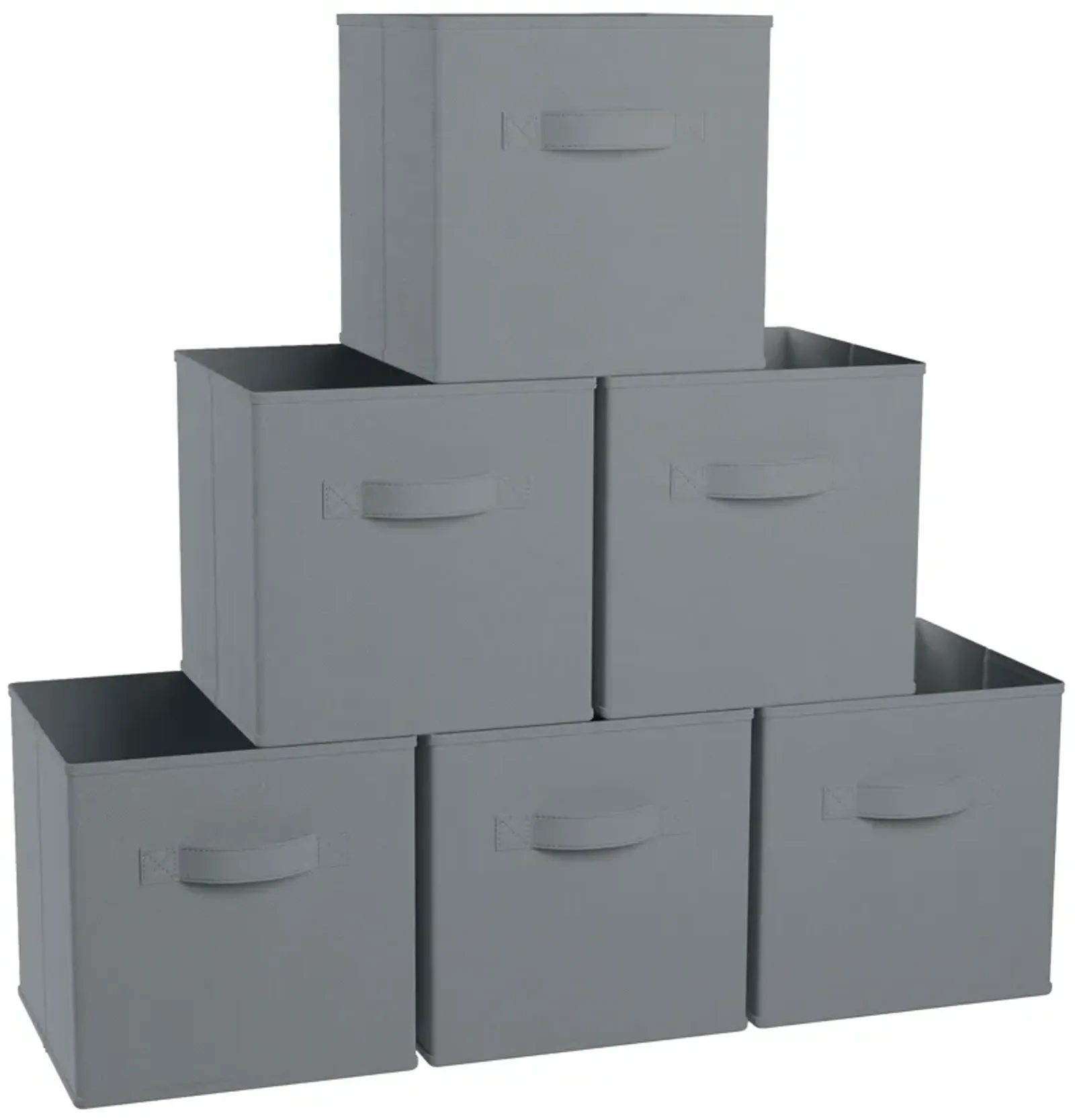 Foldable Storage Cube Bin with Dual Handles