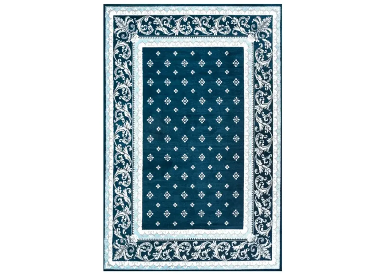 Acanthus French Border Area Rug