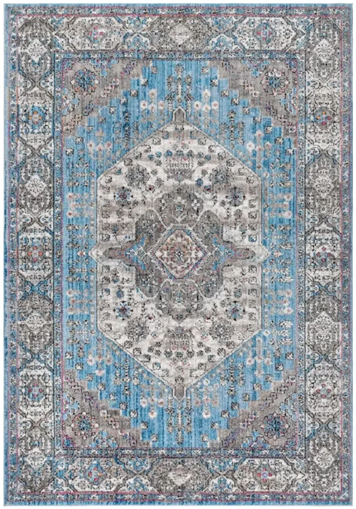 Kesan Vintage Medallion Area Rug