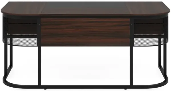 63-Inch Executive Desk with 4 Drawers, Large Office Desk Computer Desk, Business Furniture Desk Workstation for Home Office, Deck Boxes