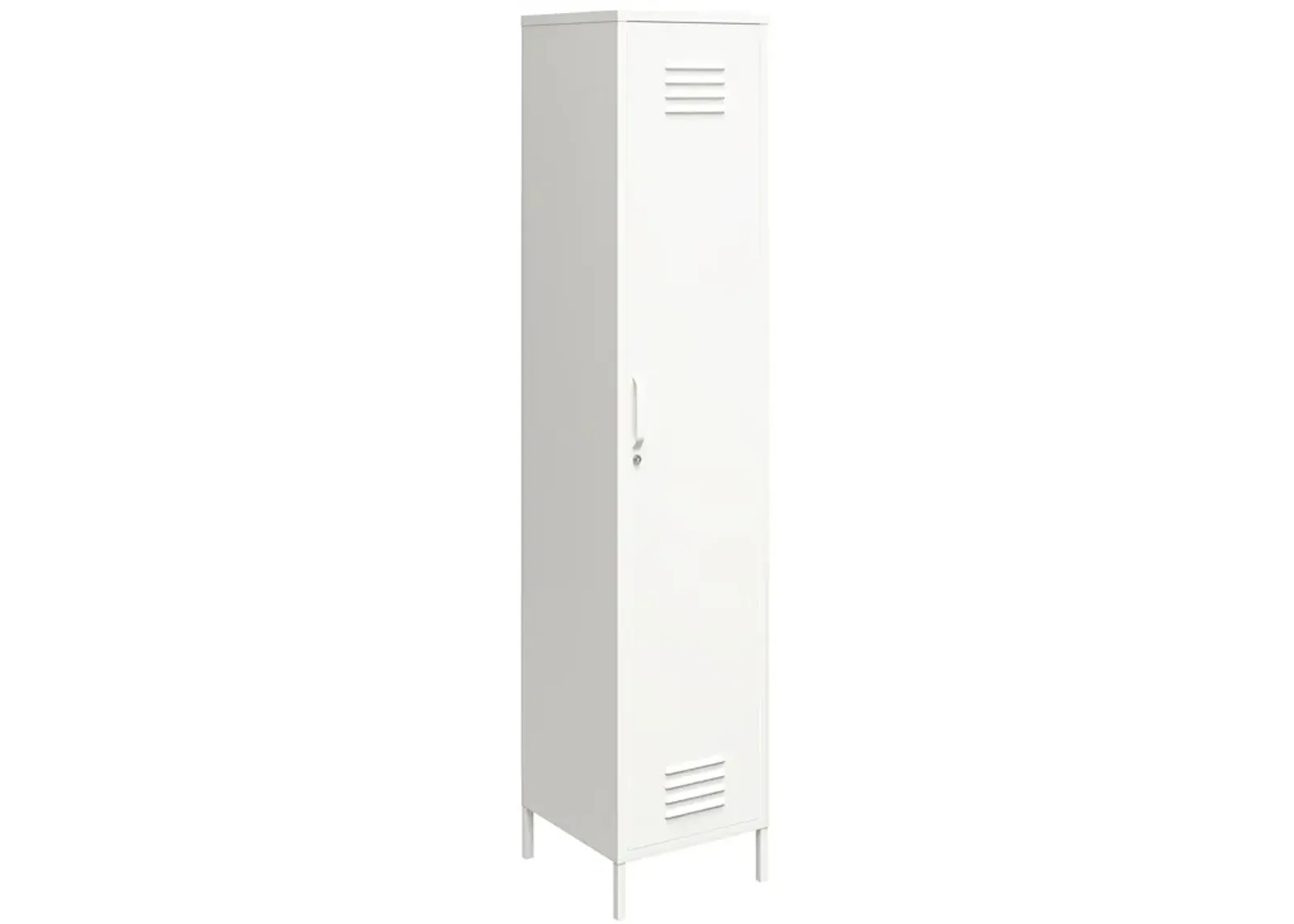 Shadwick 1 Door Tall Single Metal Locker Storage Cabinet