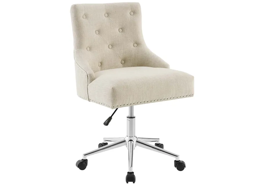 Modway Furniture - Regent Tufted Button Swivel Upholstered Fabric Office Chair