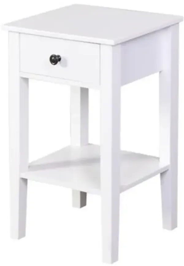 Bathroom Floor-Standing Storage Table with Drawer – Compact Cabinet for Towels, Toiletries & Essentials