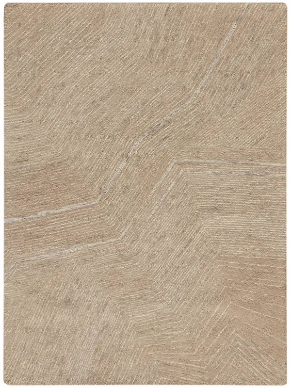 Pure Angles ANG01 Camel 5'3" x 7'3" Rug