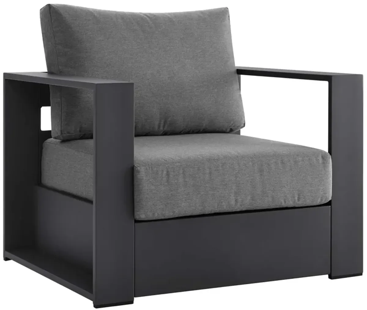 Tahoe Outdoor Patio Powder-Coated Aluminum 2-Piece Armchair Set