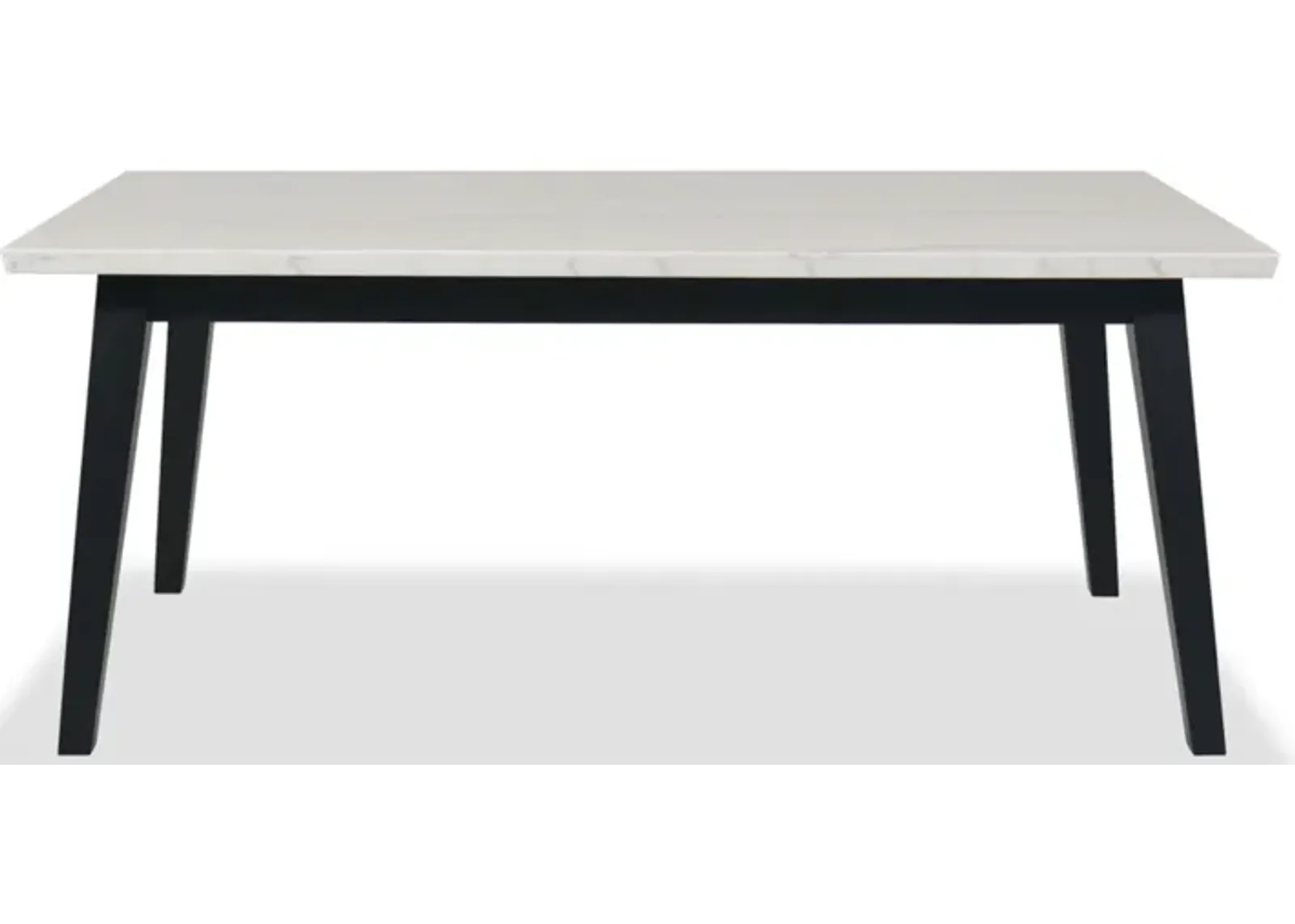 Vida 72" White Marble Top Dining Table