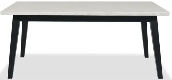 Vida 72" White Marble Top Dining Table