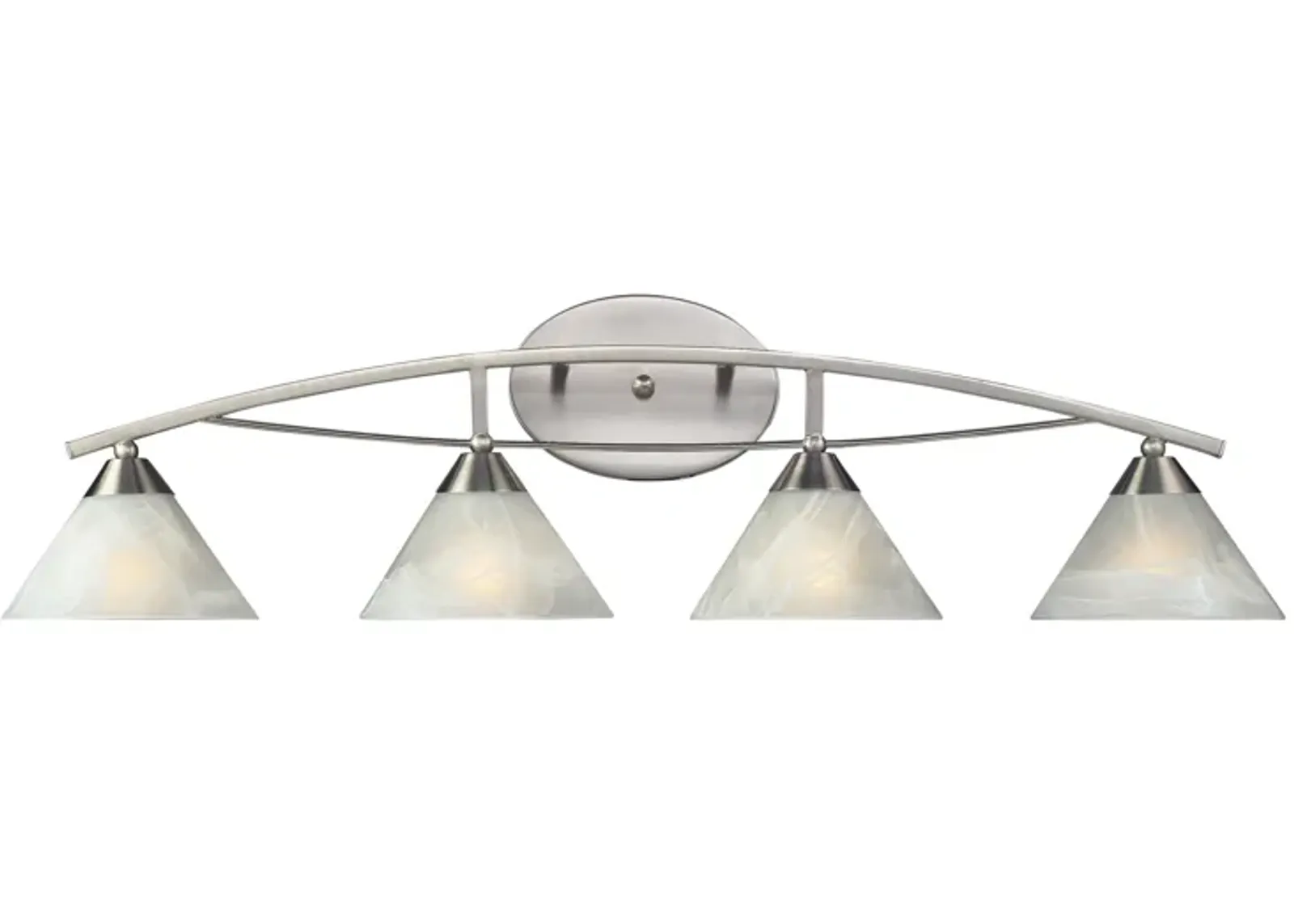 Elysburg 36'' Wide 4-Light Silver Vanity Light