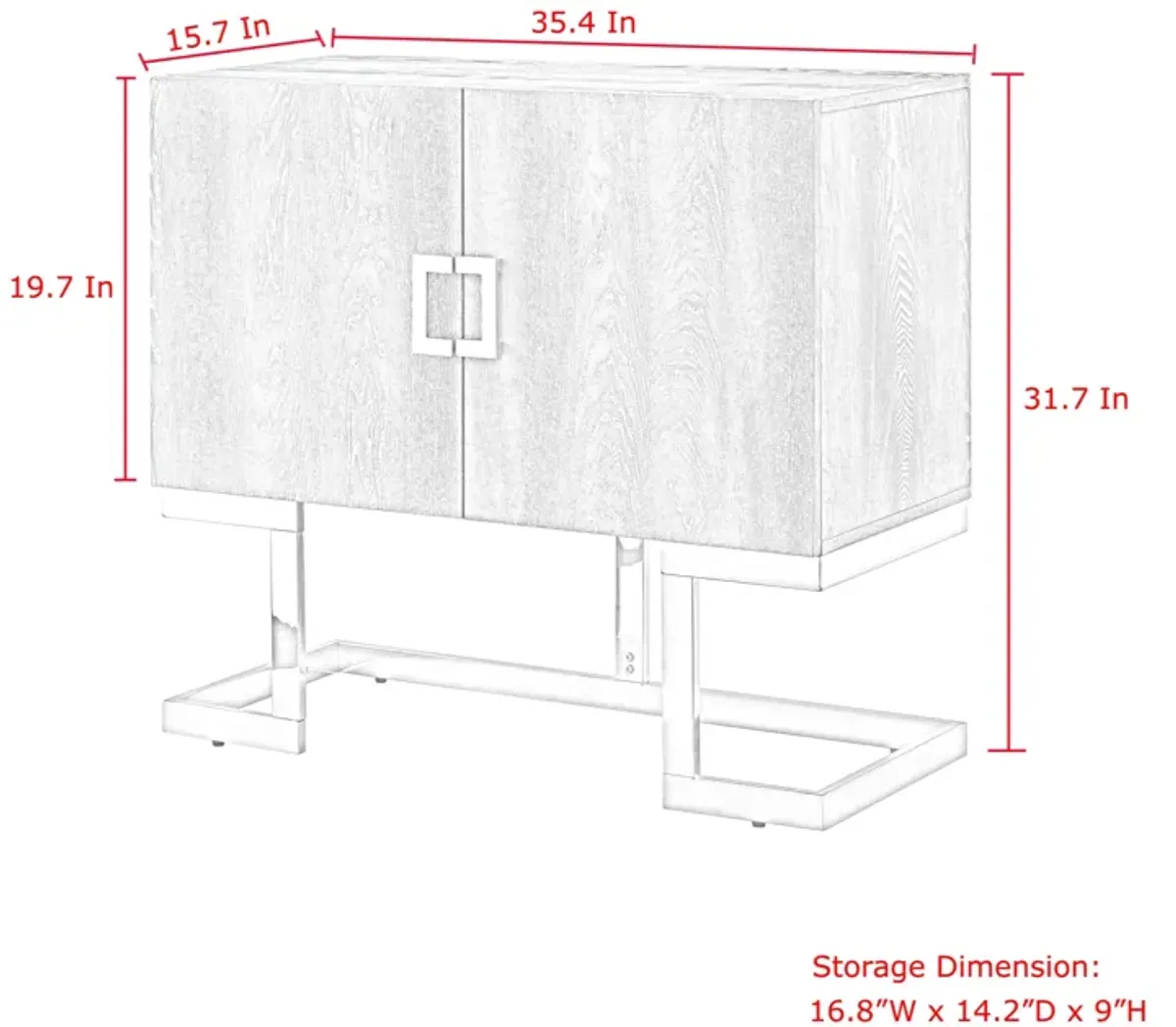 Nicole Miller Tayla Accent Cabinet