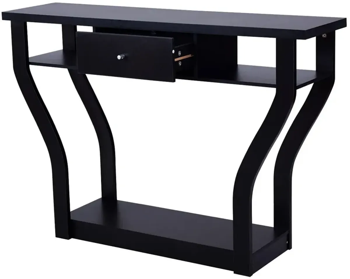 Modern Sofa Accent Table with Drawer