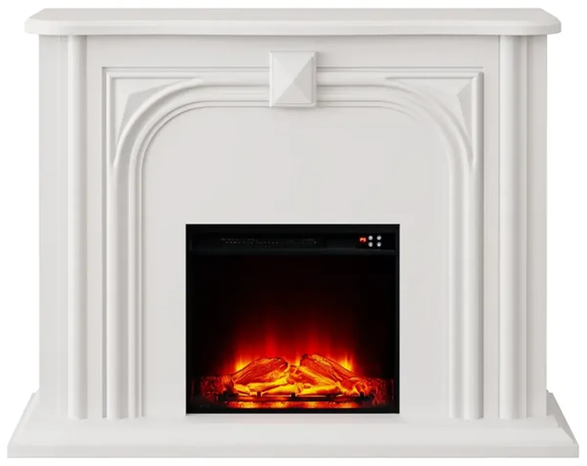 FESTIVO 47.5" Wide Freestanding Fireplace with Realistic LED Flames