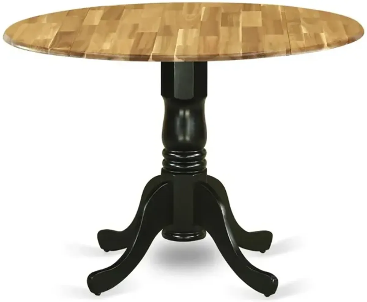 Dining Table Natural & Black