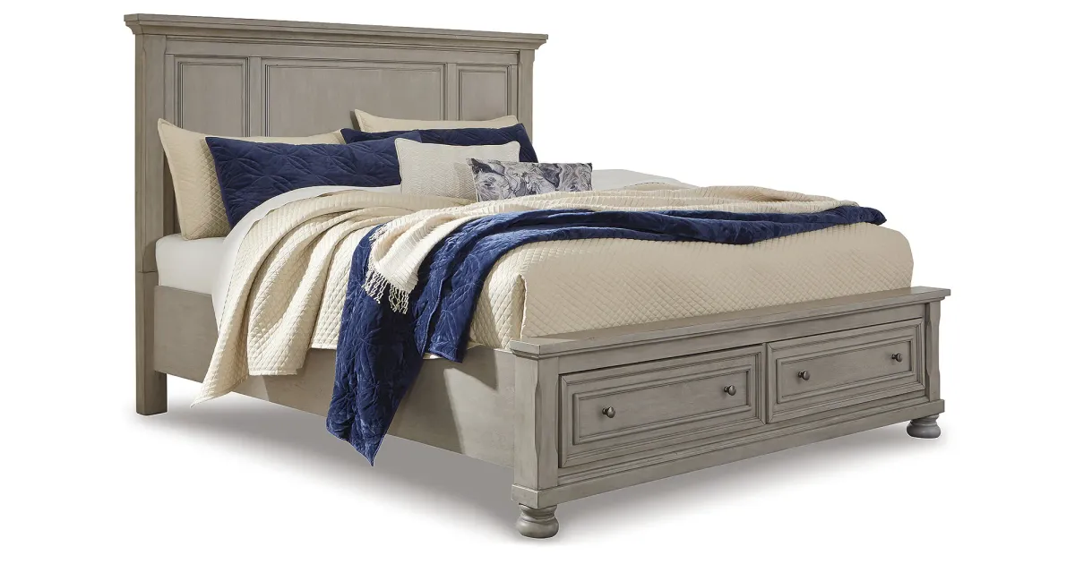 Lettner CalKing Panel Storage bed