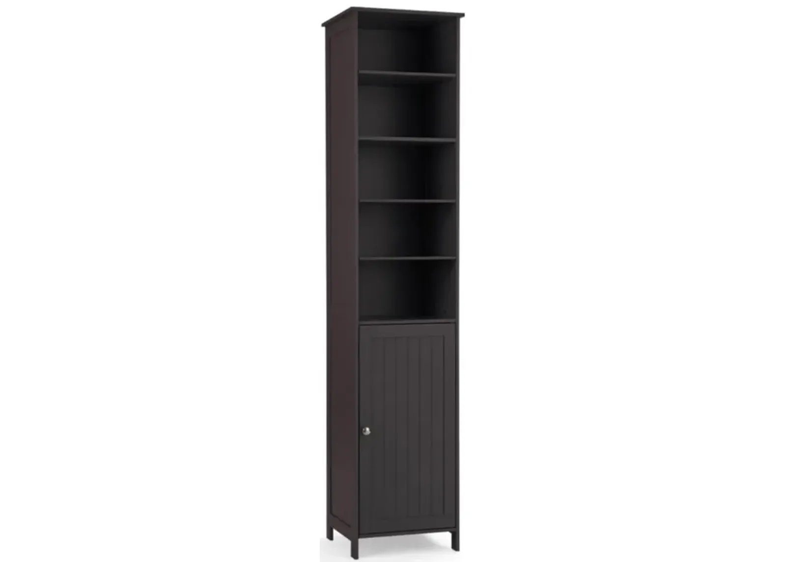 Hivvago 72 Inches Free Standing Tall Floor Bathroom Storage Cabinet