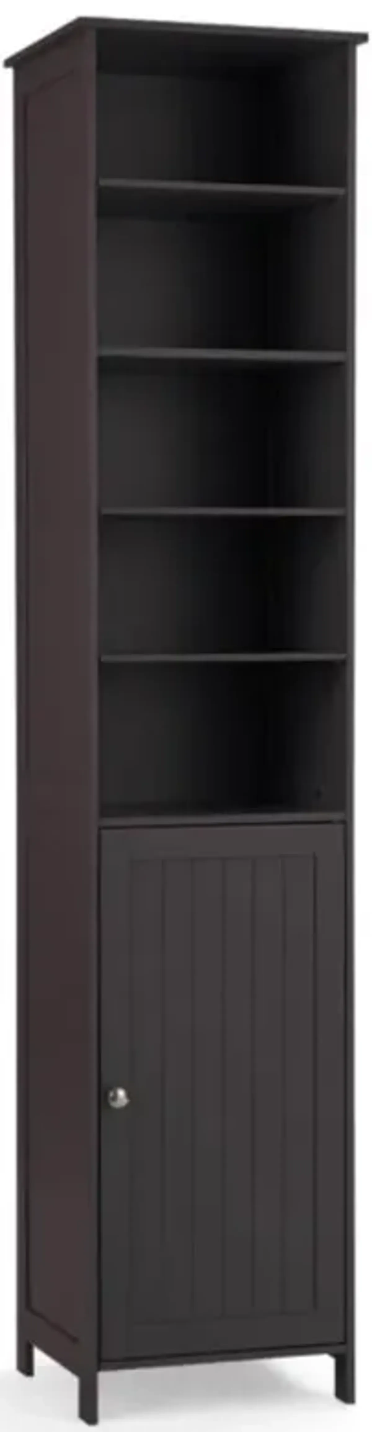 Hivvago 72 Inches Free Standing Tall Floor Bathroom Storage Cabinet