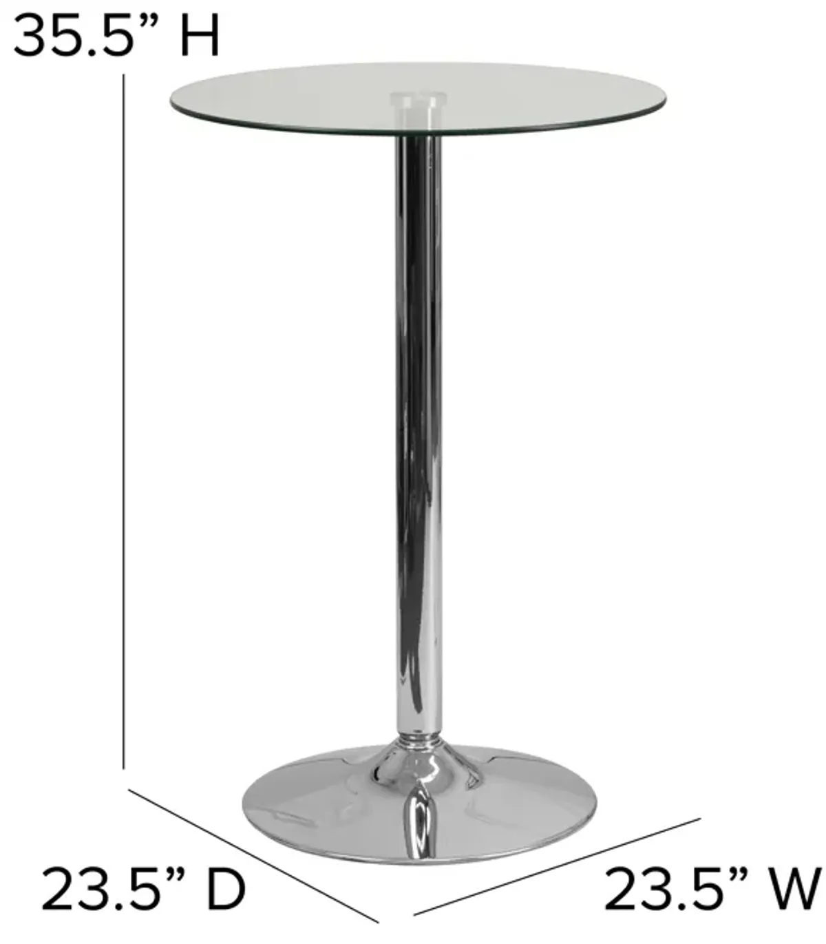 Glass Counter Tables